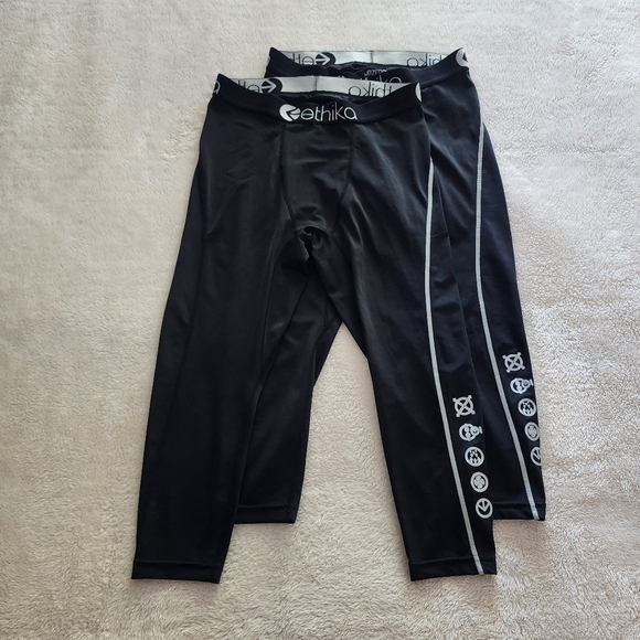 Ethika Subzero Performance 3/4 Tight, Men's Size Medium - Black - Picture 1 of 9